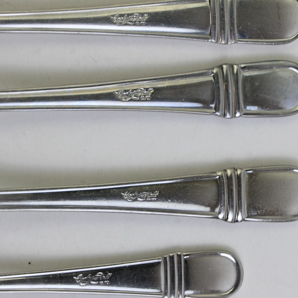 Set Of 4 Forks Corby Hall Toledo Stainless Steel 18/10 Mirror Finish