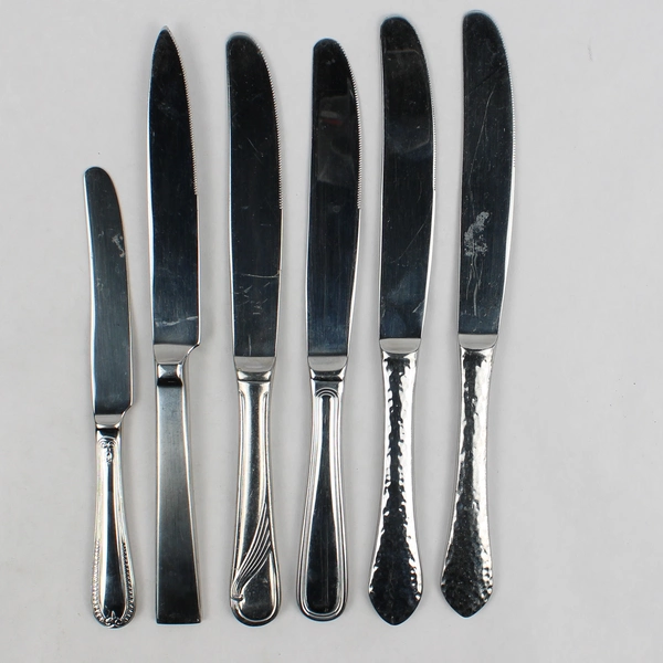 Lot of 6 Corby Hall Misc Butter Knives Stainless Steel 18/10 Mirror Finish