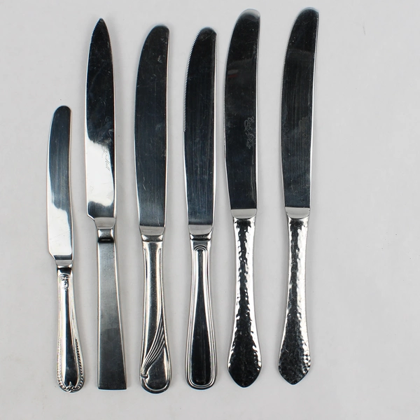 Lot of 6 Corby Hall Misc Butter Knives Stainless Steel 18/10 Mirror Finish