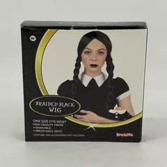 Kangaroo Braided Black Wig With Hair Net On Size Fits Most Costume