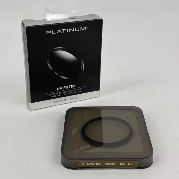 Platinum 58mm Lens Filter UV Filter Multi-Coated MC Thin Profile for Wide Angle