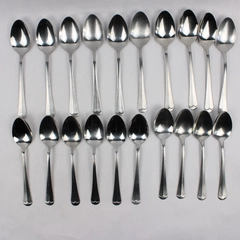 Lot of 20 Washington Forge Spirit of America Spoon Set Stainless Steel