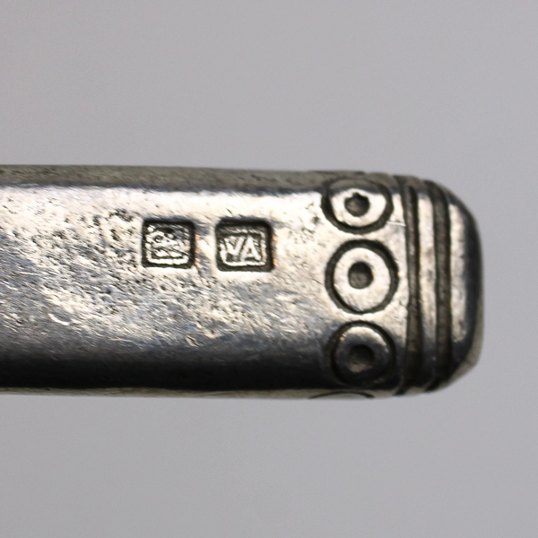 Set of 4 Valpeltro Falaride Hollow Handles Pewter Made in Italy Fork Spoon