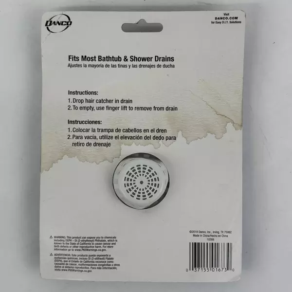 Danco Universal Hair Catcher For Open Drains in Original Packaging