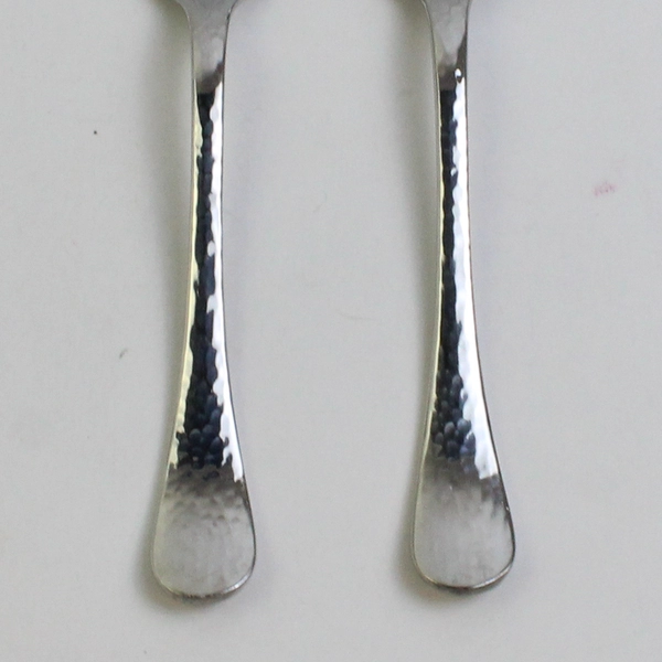 Lot Of 2 Ginkgo Lafayette (Stainless) Flatware Slotted Serving Spoons & Fork