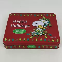 Snoopy Peanuts Christmas Whitman's Tin the Peanuts Gang Lights New Red