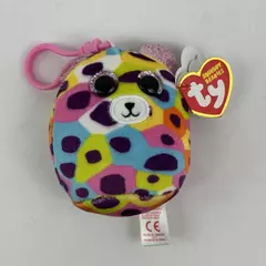 TY Giselle Leopard Squishy Beanie w/ Tags Mini Plush 2022 Bag Key Clip