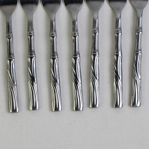 Lot Of 7 Cambridge Silver Bali (Stainless) Flatware Individual Salad Forks