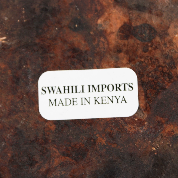 Swahili Imports Hand-Painted Cats Clay Pot Planter 8"