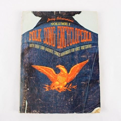 1975 Jerry Silverman's Folk Song Encyclopedia Volume I Songbook Sheet Music