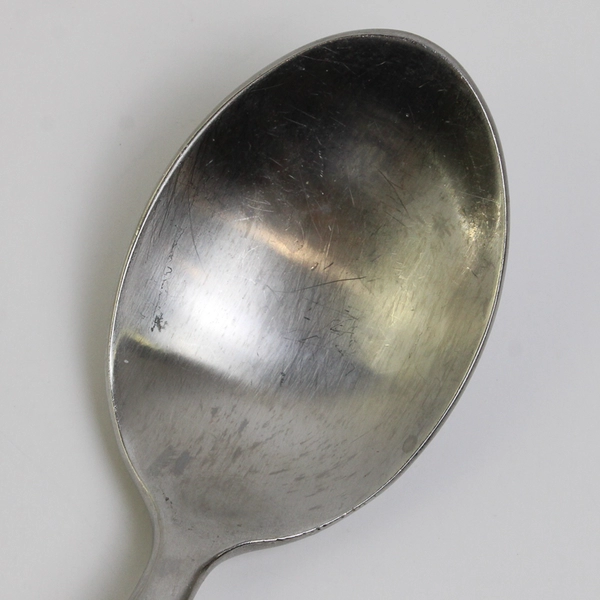 Set of 12 Cambridge Townhouse Soup Spoons Satin Stainless 7.75"