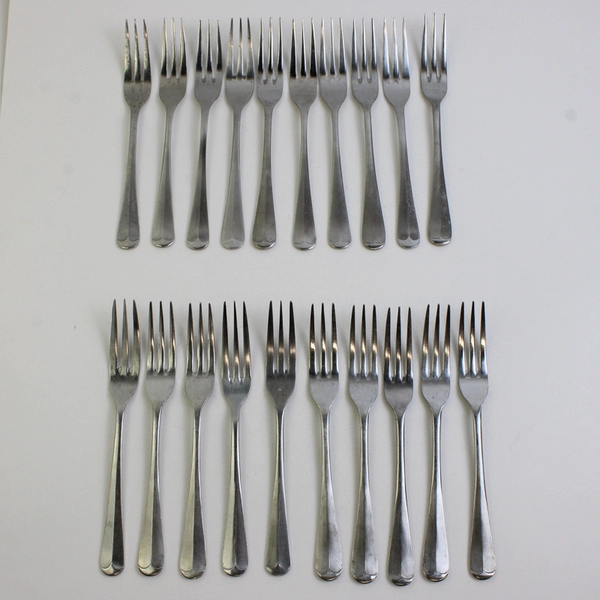 Lot of 20 Vollrath VOL1 Forks Flatware Stainless Steel 18/10 Glossy Finish