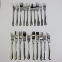 Lot of 20 Vollrath VOL1 Forks Flatware Stainless Steel 18/10 Glossy Finish