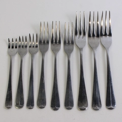 Lot of 9 Vollrath VOL1 Forks Flatware Stainless Steel 18/10 Glossy Finish