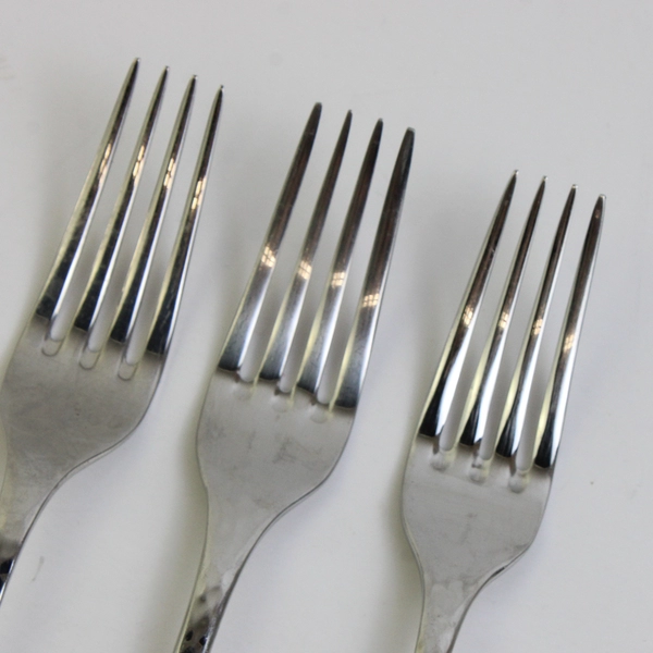 Lot Of 3 Ginkgo Avignon (Stainless) Flatware Salad Forks