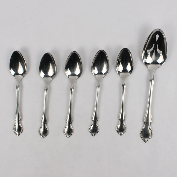 Lot Of 6 International Silver Royal Splendor (Stainless) Flatware Assorted Spoon