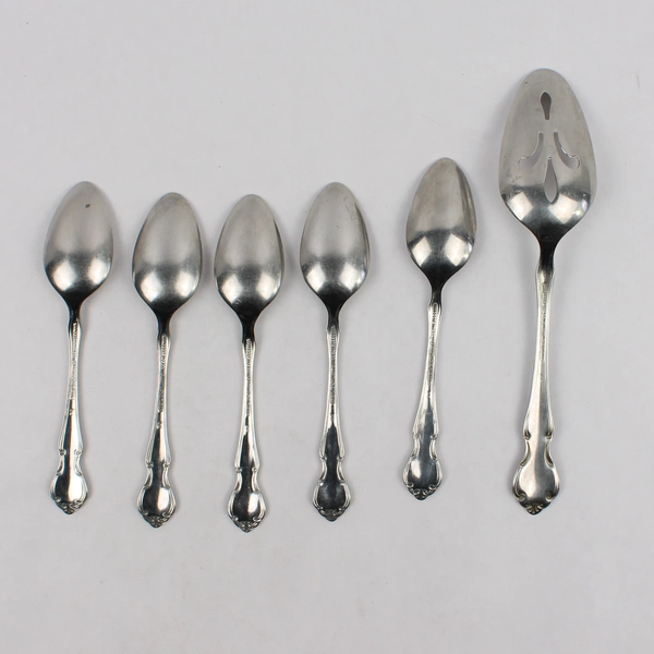 Lot Of 6 International Silver Royal Splendor (Stainless) Flatware Assorted Spoon