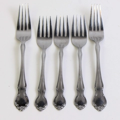 Lot Of 5 International Silver Royal Splendor (Stainless) Flatware Assorted Forks