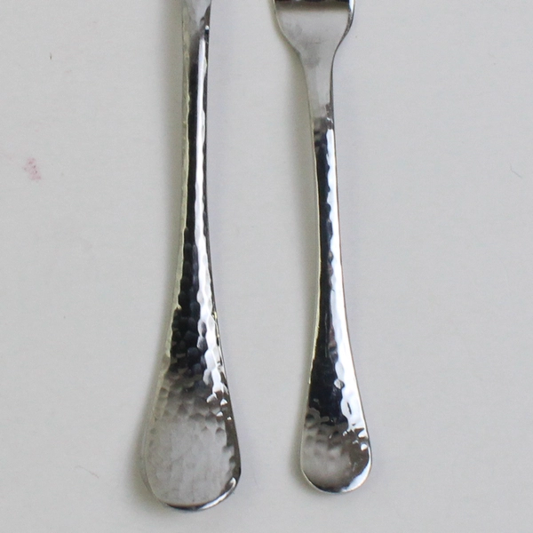 Lot Of 8 Ginkgo Lafayette (Stainless) Flatware 3 Butter Knives 5 Cocktail Forks