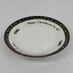 International China Susan Winget Christmas Story Merry Christmas To All Saucer