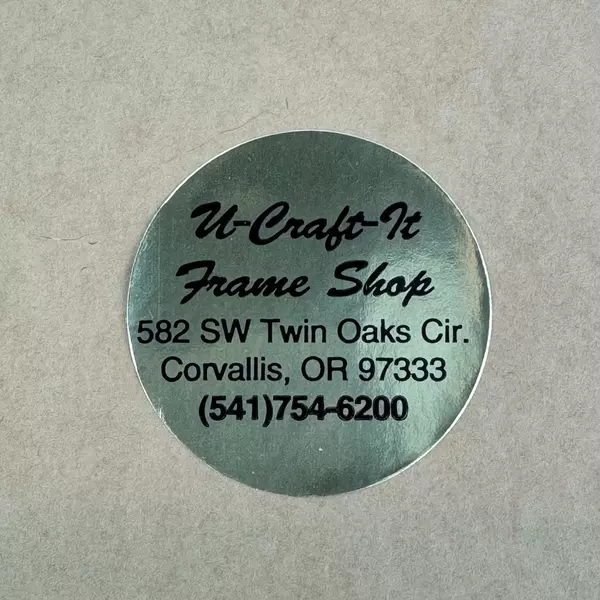 Framed African Folk Art Painting Village Life Scene