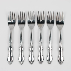 Lot Of 6 International Silver Cotillion (Stainless) Flatware Salad Forks