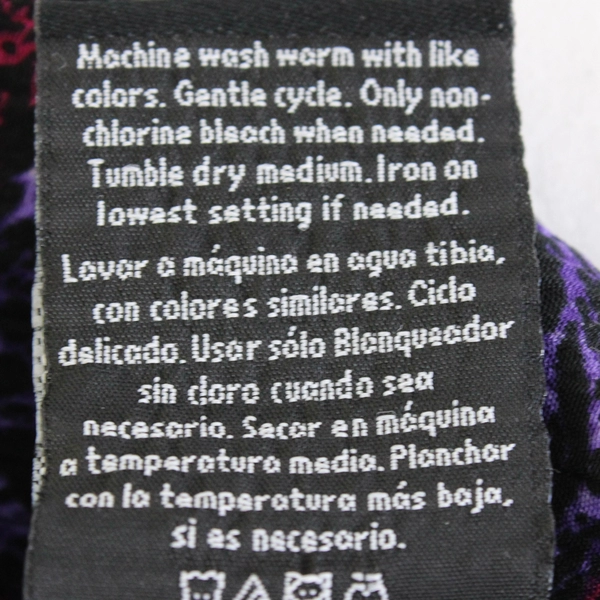 George Purple and Pink 3/4-Sleeve Blouse Women's Size 1X