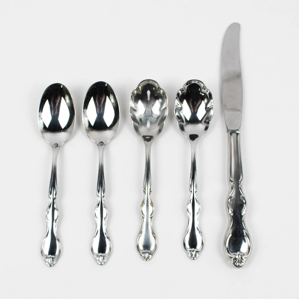 Lot Of 5 International Silver Cotillion (Stainless) Assorted Flatware