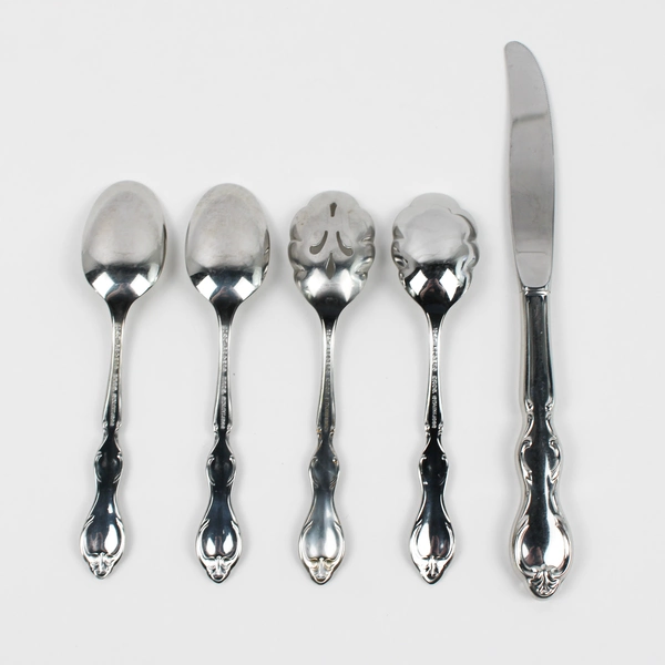 Lot Of 5 International Silver Cotillion (Stainless) Assorted Flatware