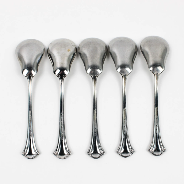 Lot Of 5 International Silver Resplendence (Stainless) Flatware Sugar Spoons