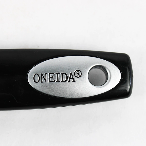 Onieda Stainless Steel Ladle Black Handle 12"