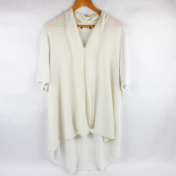 H by Halston Flowy White Blouse Women's Size 1X