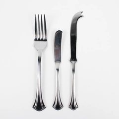 Lot Of 3 International Silver Resplendence (Stainless) Flatware Fork & 2 Knives