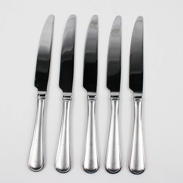 Lot Of 5 Mikasa Virtuoso Frost (Stainless) Flatware Dinner Knives
