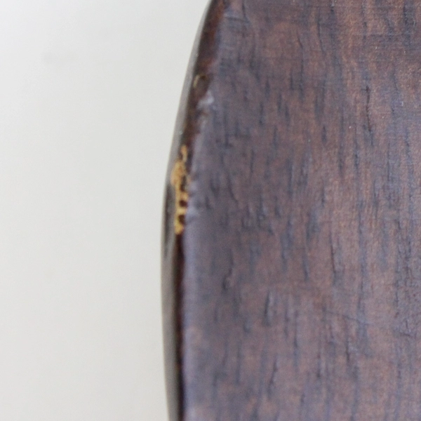 Hand-Carved Wooden Elephant Tower Sculpture 18"