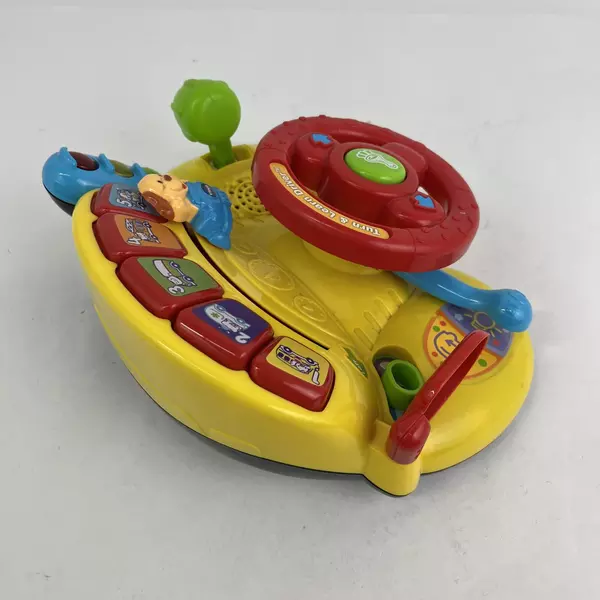 VTech Turn and Learn Driver Steering Wheel Toy Tested And Works