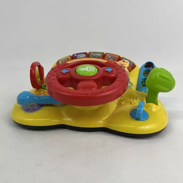 VTech Turn and Learn Driver Steering Wheel Toy Tested And Works