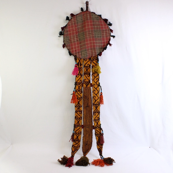 Handmade Woven Beaded Cowrie Shell Middle Eastern Camel Saddle Decoration FLAWED