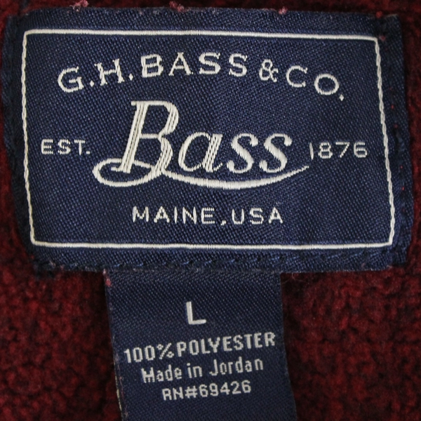 G.H. Bass & Co. Red Pullover Sweater Men's Size Large