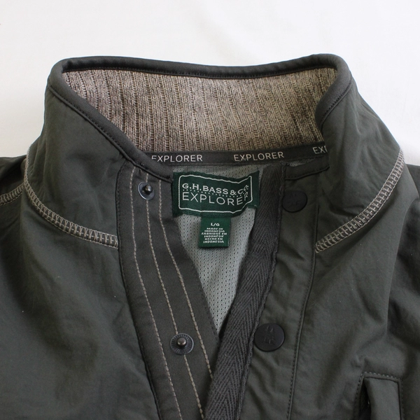 G.H. Bass & Co. Explorer Gray and Taupe Sweatshirt Men's Large