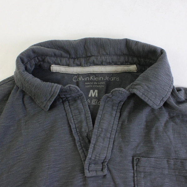 Calvin Klein Jeans Medium Gray Polo Men's Size Medium