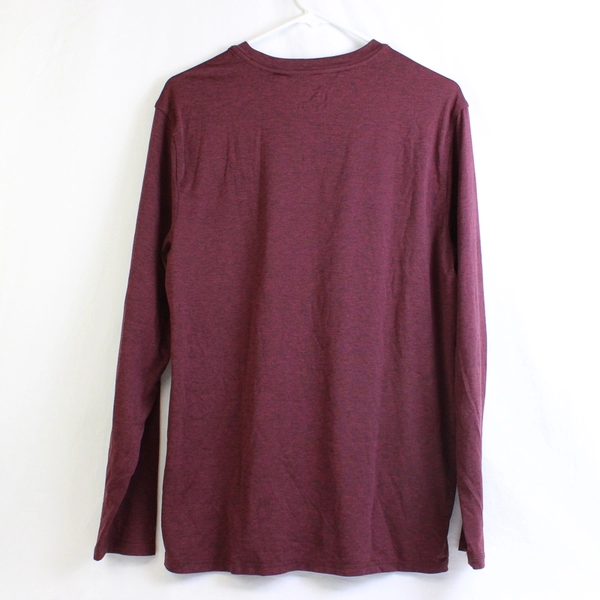 Propel Maroon Red Long-Sleeved Activewear Top Men's Size Medium