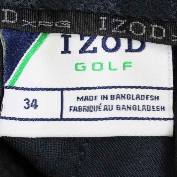Izod Navy Blue Golf Shorts Men's Size 34