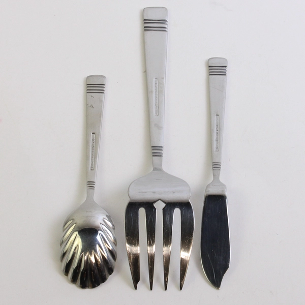 Lot of 3 Reed & Barton Longwood 18/10 Stainless Utensils