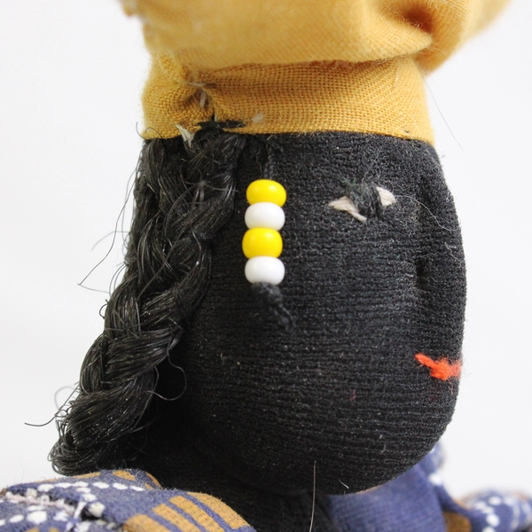 Handmade South African Cloth Heritage Doll 9"