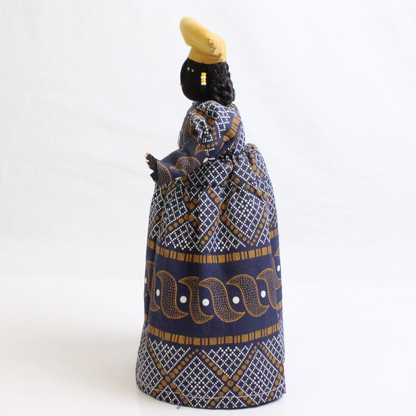 Handmade South African Cloth Heritage Doll 9"
