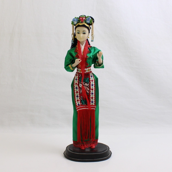 Decorative Chinese Woman Heritage Doll 11 1/4"