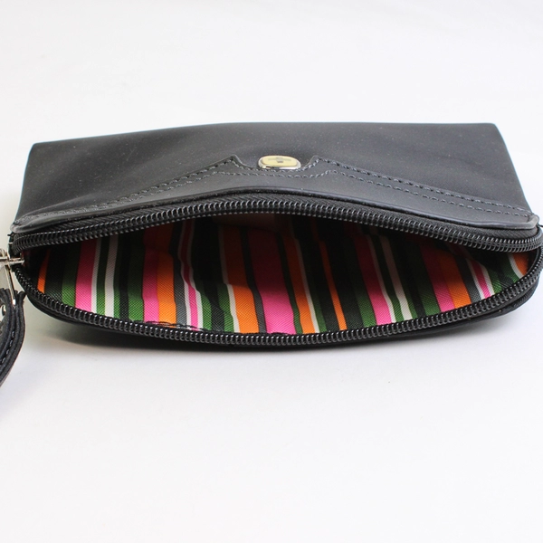 Wenger Swiss Gear Black Faux Leather Computer Case Shoulder Bag 13" x 20"