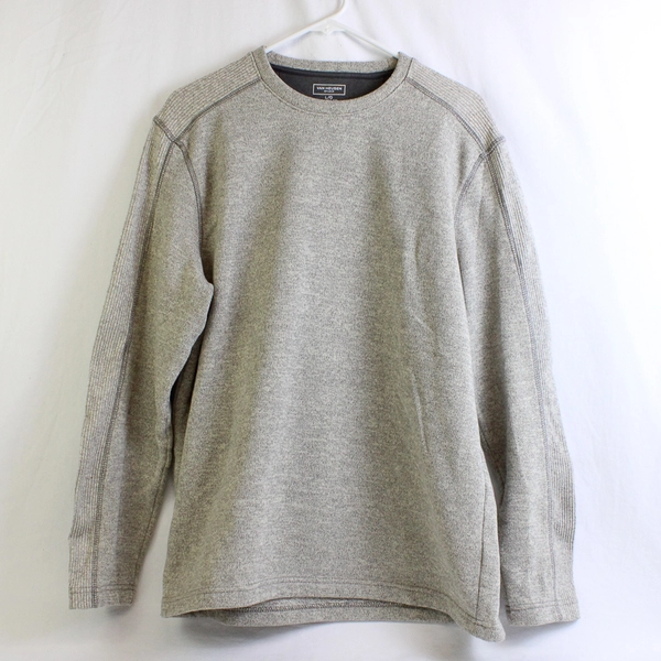 Van Heusen Flex Light Gray Classic Fit Sweater Men's Size Large