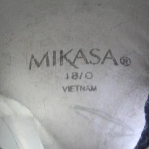 Lot of 6 Mikasa Rockford (Stainless) Flatware Oval Soup Spoon 8" Long